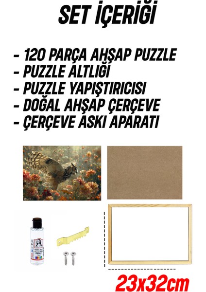 Ahşap Çerçeveli Puzzle - Tablo Hthp - 011 23 x 32 120 Parça modelleri