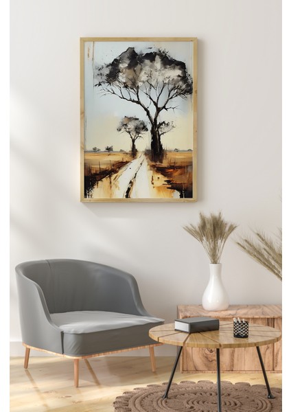 Ahşap Çerçeveli Mdf Tek Tablo Afrika Dekoru Tablo (Kendi Tablo Setinizi Oluşturacağınız Liste) 23 x 32 Çerçeveli 1003 fiyatları