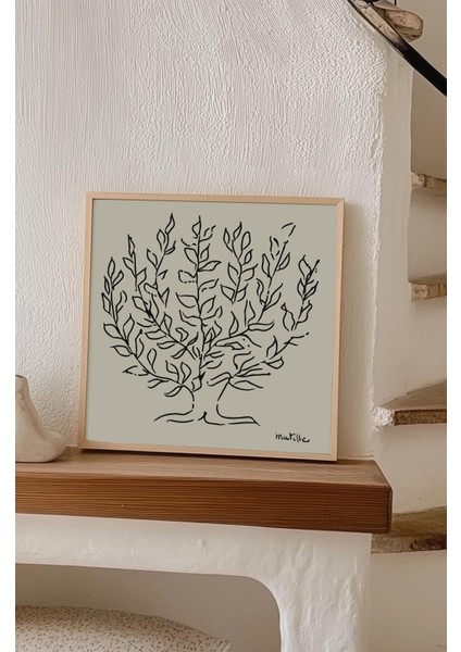 Ahşap Çerçeveli Mdf Kare Tek Tablo Matisse Serisi (Kendi Tablo Setinizi Oluşturacağınız Liste) 23 x 23 TX1000 modelleri