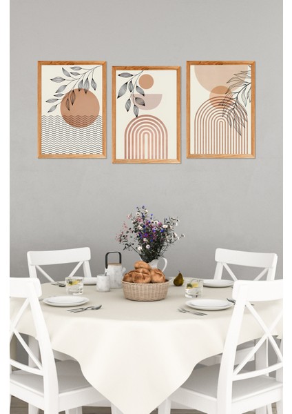 Dekorize Mdf 3 Parça 3 mm Çerçeve Görünümlü Bohem Tablo 3007 13 x 17