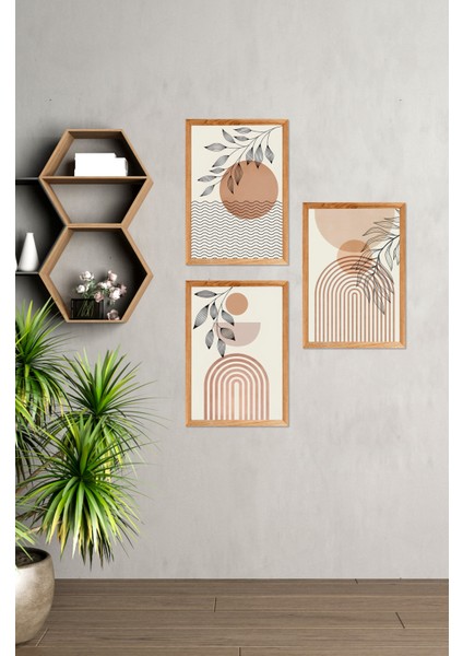 Dekorize Mdf 3 Parça 3 mm Çerçeve Görünümlü Bohem Tablo 3007 13 x 17 modelleri