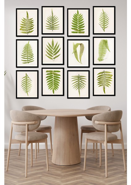 Dekorize Mdf Tablo Seti 12 Parça - Salon Oturma Odası Için Duvar Dekoru Çerçeve Görünümlü Onk Seri 13 x 17 Onk 1016 modelleri