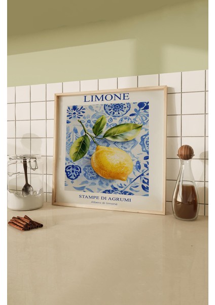 Ahşap Çerçeveli Mdf Kare Tek Tablo (Kendi Tablo Setinizi Oluşturacağınız Liste) Mutfak 23 x 23 Çerçeveli TX1068 fiyatları