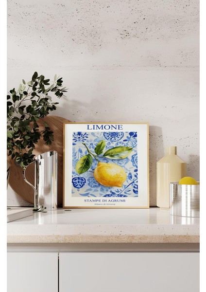 Ahşap Çerçeveli Mdf Kare Tek Tablo (Kendi Tablo Setinizi Oluşturacağınız Liste) Mutfak 23 x 23 Çerçeveli TX1068 indirimleri