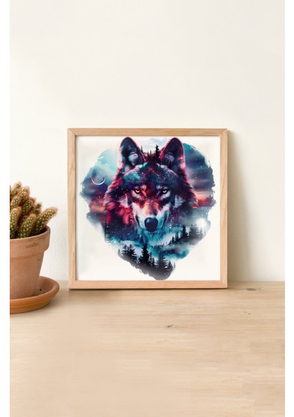 Ahşap Çerçeveli Mdf Kare Tek Tablo (Kendi Tablo Setinizi Oluşturacağınız Liste) Doğa 23 x 23 Çerçeveli TX1117