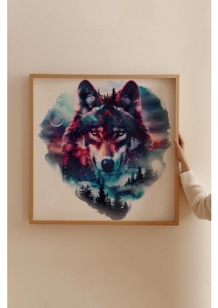 Ahşap Çerçeveli Mdf Kare Tek Tablo (Kendi Tablo Setinizi Oluşturacağınız Liste) Doğa 23 x 23 Çerçeveli TX1117 fırsatları