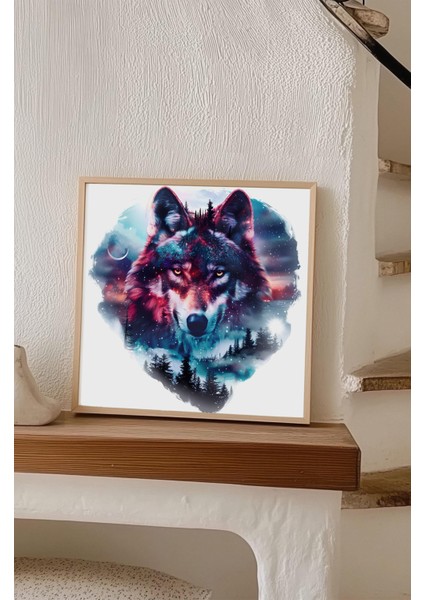 Ahşap Çerçeveli Mdf Kare Tek Tablo (Kendi Tablo Setinizi Oluşturacağınız Liste) Doğa 23 x 23 Çerçeveli TX1117 indirimleri