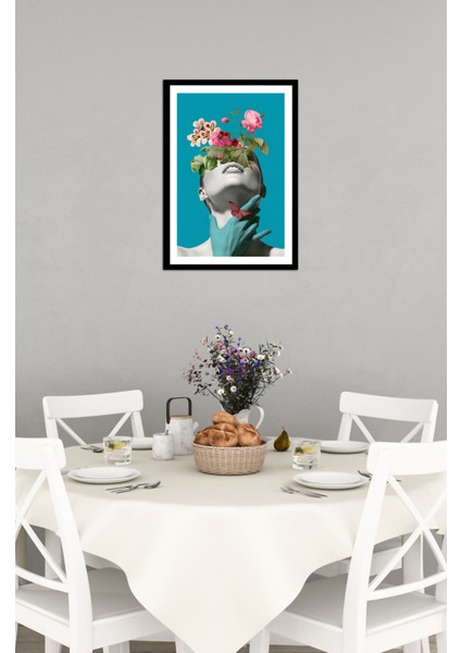 Notpa Tek Tablo Çerçeve Görünümlü Ahşap Duvar Tablosu A4 21 x 29.7 A4-1 fiyatları