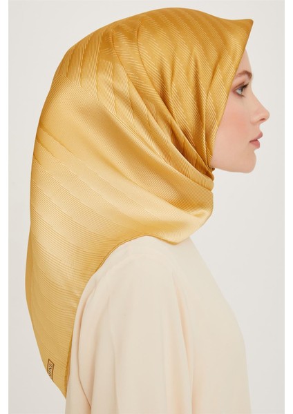Geometrik Desenli Twill Saf Ipek Eşarp 9237D 33 fiyatları