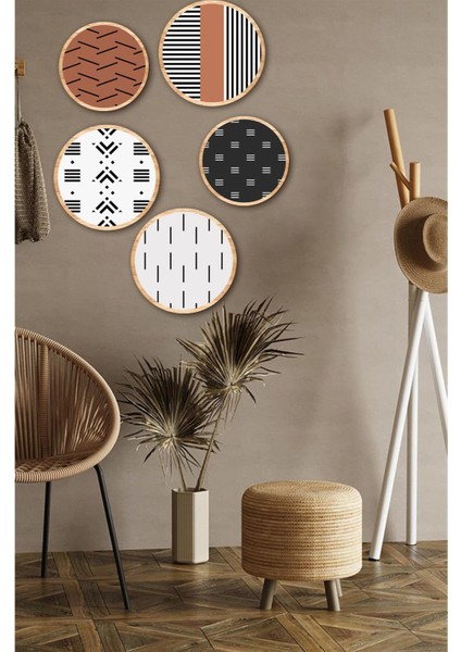 Dekorize Mdf 5 Parça Çerçeve Görünümlü Tablo Set 5016 50 x 70 fiyatları