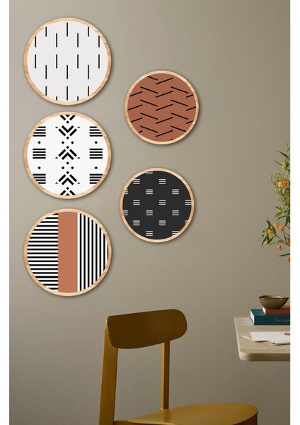 Dekorize Mdf 5 Parça Çerçeve Görünümlü Tablo Set 5016 50 x 70 modelleri