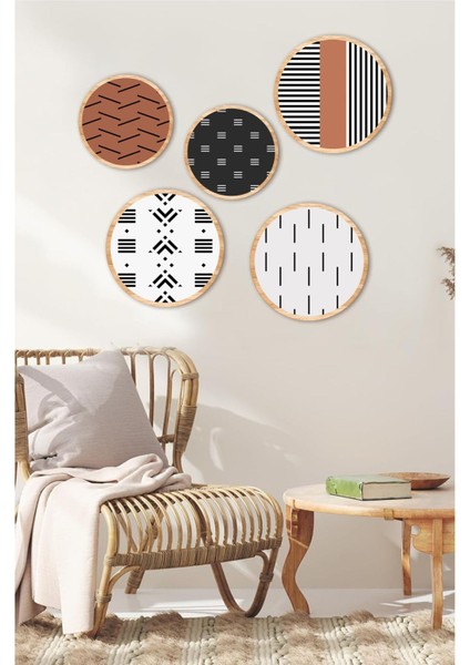 Dekorize Mdf 5 Parça Çerçeve Görünümlü Tablo Set 5016 50 x 70 fırsatları