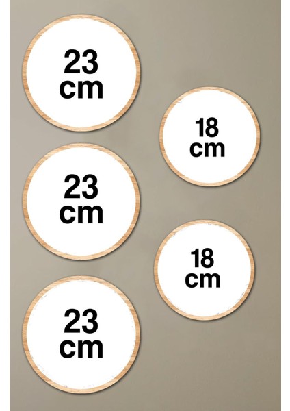 Dekorize Mdf 5 Parça Çerçeve Görünümlü Tablo Set 5016 50 x 70 indirimleri