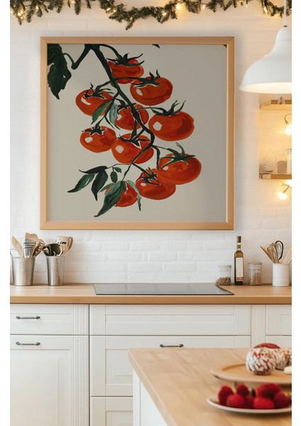 Ahşap Çerçeveli Mdf Kare Tek Tablo (Kendi Tablo Setinizi Oluşturacağınız Liste) MUTFAK03 23 x 23 Çerçeveli TX1184 fırsatları