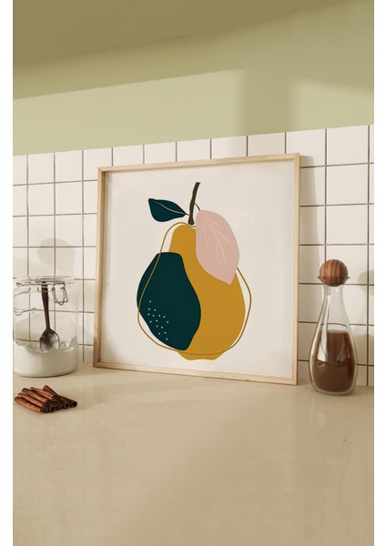 Ahşap Çerçeveli Mdf Kare Tek Tablo (Kendi Tablo Setinizi Oluşturacağınız Liste) MUTFAK02 23 x 23 Çerçeveli TX1180 fiyatları