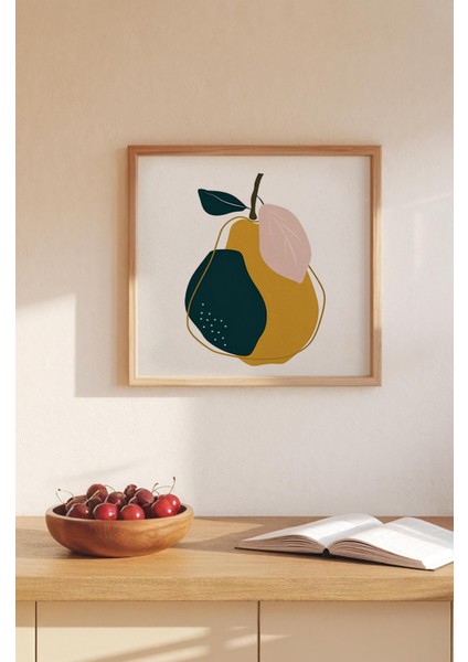 Ahşap Çerçeveli Mdf Kare Tek Tablo (Kendi Tablo Setinizi Oluşturacağınız Liste) MUTFAK02 23 x 23 Çerçeveli TX1180 modelleri