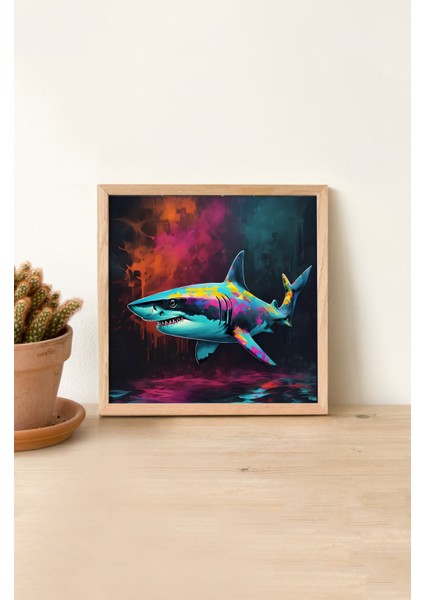 Ahşap Çerçeveli Mdf Kare Tek Tablo (Kendi Tablo Setinizi Oluşturacağınız Liste) Doğa 23 x 23 Çerçeveli TX1120