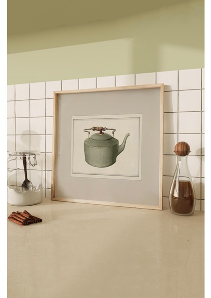 Ahşap Çerçeveli Mdf Kare Tek Tablo (Kendi Tablo Setinizi Oluşturacağınız Liste) MUTFAK02 23 x 23 Çerçeveli TX1173 fiyatları