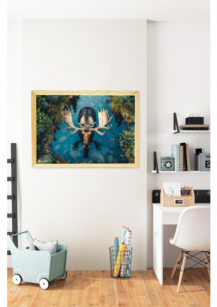 Ahşap Çerçeveli Puzzle - Tablo Hthp - 012 23 x 32 120 Parça fırsatları