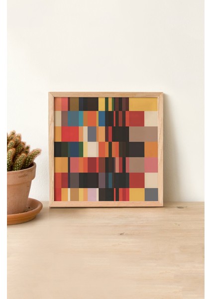 Ahşap Çerçeveli Mdf Kare Tek Tablo (Kendi Tablo Setinizi Oluşturacağınız Liste) TX1041 23 x 23