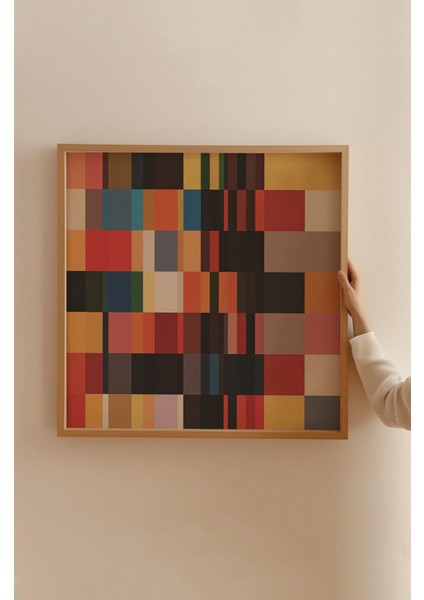 Ahşap Çerçeveli Mdf Kare Tek Tablo (Kendi Tablo Setinizi Oluşturacağınız Liste) TX1041 23 x 23 fırsatları