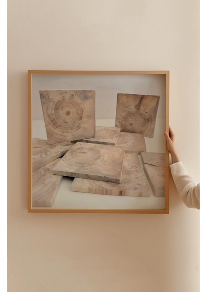 Ahşap Çerçeveli Mdf Kare Tek Tablo (Kendi Tablo Setinizi Oluşturacağınız Liste) TX1022 23 x 23 fırsatları