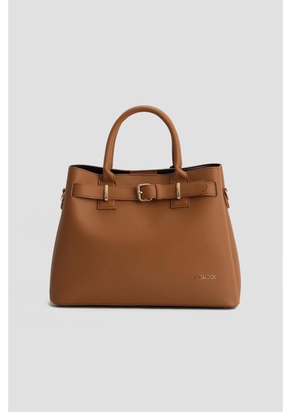 Pia Deri Çanta 25YD7395 Taba