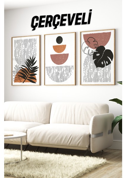 🖼️ Modern Minimal – 3’lü Ahşap Çerçeveli Mdf Tablo Seti (3 Ebat Seçeneği) 3022 23 x 32 fiyatları