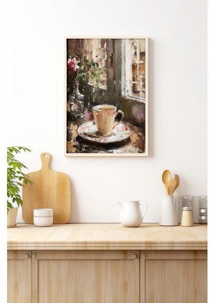 Ahşap Çerçeveli Mdf Tek Tablo Mutfak Dekoru Tablo (Kendi Tablo Setinizi Oluşturacağınız Liste) 32 x 42 Çerçeveli 1060