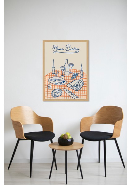 Dekorize Mdf 3 mm Çerçeve Görünümlü Mutfak Tablo 30408 30 x 40