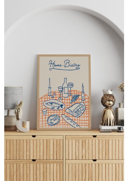 Dekorize Mdf 3 mm Çerçeve Görünümlü Mutfak Tablo 30408 30 x 40 modelleri