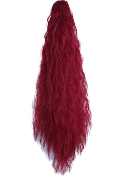 Tokalı Kabarık Dalgalı At Kuyruğu - Kızıl modelleri