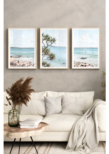 Ahşap Çerçeveli Mdf Tablo Seti Matisse, Bohem, Kusama Salon ve Oturma Odası Için ÇT3066 23 x 32 fiyatları