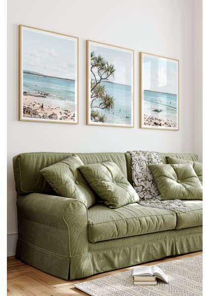 Ahşap Çerçeveli Mdf Tablo Seti Matisse, Bohem, Kusama Salon ve Oturma Odası Için ÇT3066 23 x 32 modelleri