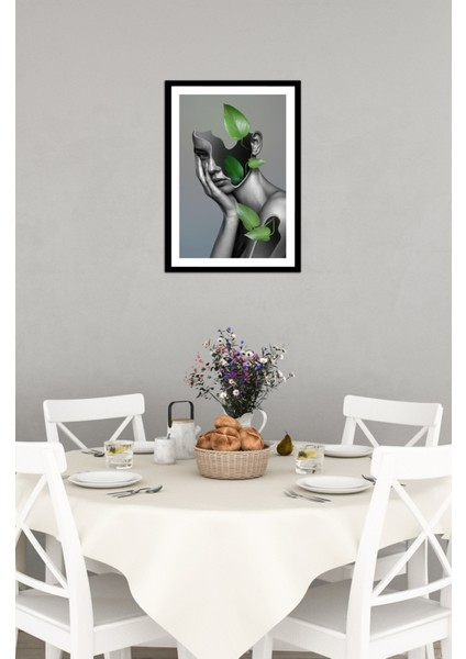 Notpa Tek Tablo Çerçeve Görünümlü Ahşap Duvar Tablosu A4 21 x 29.7 A4-12 fiyatları