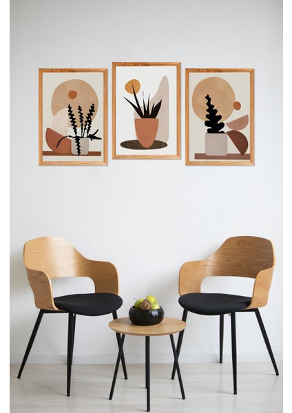 Dekorize Mdf 3 Parça 3 mm Çerçeve Görünümlü Bohem Tablo 3006 13 x 17