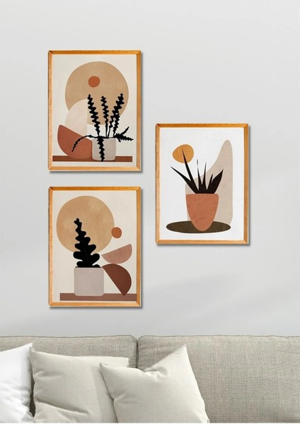 Dekorize Mdf 3 Parça 3 mm Çerçeve Görünümlü Bohem Tablo 3006 13 x 17 fiyatları