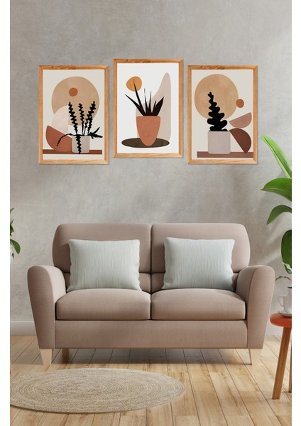 Dekorize Mdf 3 Parça 3 mm Çerçeve Görünümlü Bohem Tablo 3006 13 x 17 modelleri