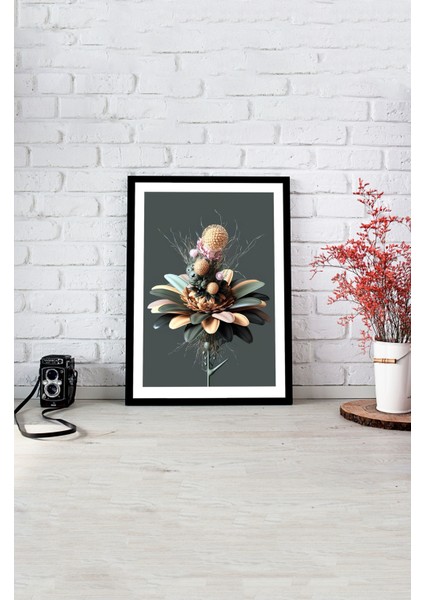 Notpa Tek Tablo Çerçeve Görünümlü Ahşap Duvar Tablosu A4 21 x 29.7 A4-28 fiyatları