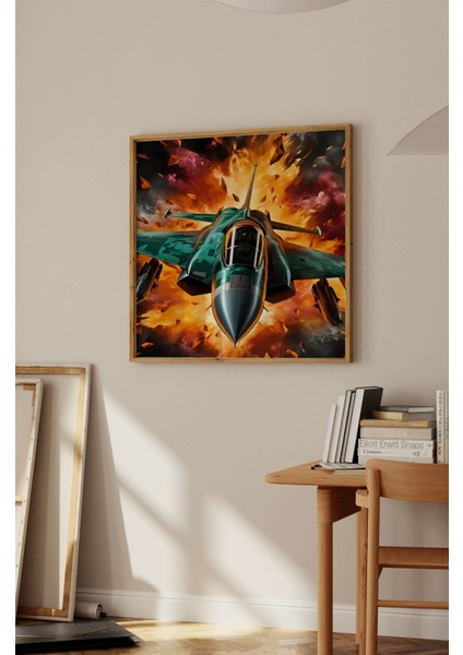 Ahşap Çerçeveli Mdf Kare Tek Tablo (Kendi Tablo Setinizi Oluşturacağınız Liste) Doğa 23 x 23 Çerçeveli TX1124 fiyatları