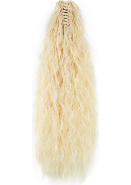 Tokalı Kabarık Dalgalı At Kuyruğu - Açık Platin fırsatları