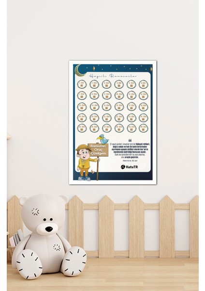 Ramazan Ayı Oruç Çizelgem 30409 21 x 30 fiyatları