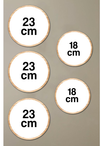 Dekorize Mdf 5 Parça Çerçeve Görünümlü Tablo Set 5019 50 x 70 fırsatları