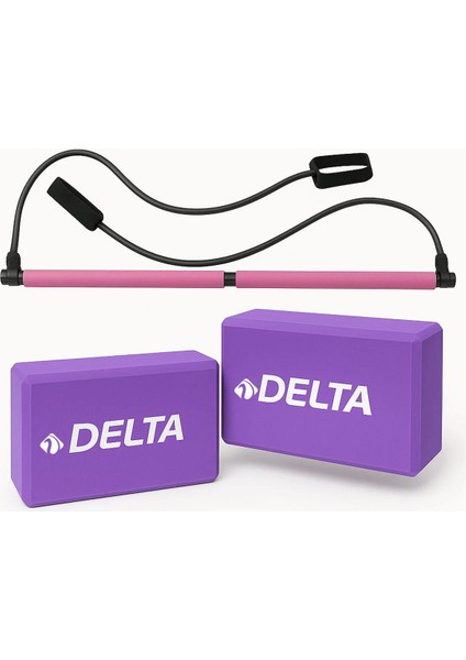 Yoga & Esneme Seti Jimnastik Çubuğu + 2 Yoga Blok Set Pilates fiyatları
