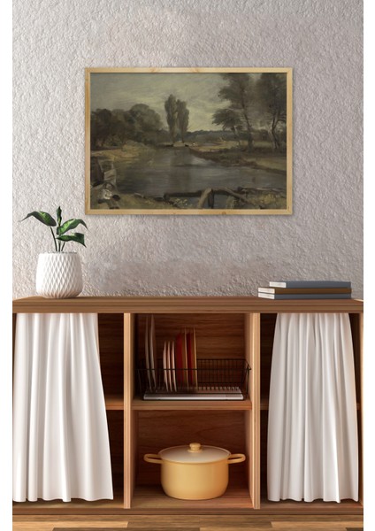 Ahşap Çerçeveli Mdf Tek Tablo Yağlı Boya Serisi (Kendi Tablo Setinizi Oluşturacağınız Liste) 23 x 32 Çerçeveli 1191