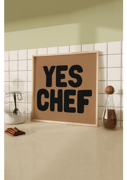 Ahşap Çerçeveli Mdf Kare Tek Tablo (Kendi Tablo Setinizi Oluşturacağınız Liste) MUTFAK03 23 x 23 Çerçeveli TX1095 fiyatları