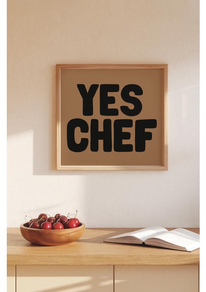 Ahşap Çerçeveli Mdf Kare Tek Tablo (Kendi Tablo Setinizi Oluşturacağınız Liste) MUTFAK03 23 x 23 Çerçeveli TX1095 modelleri