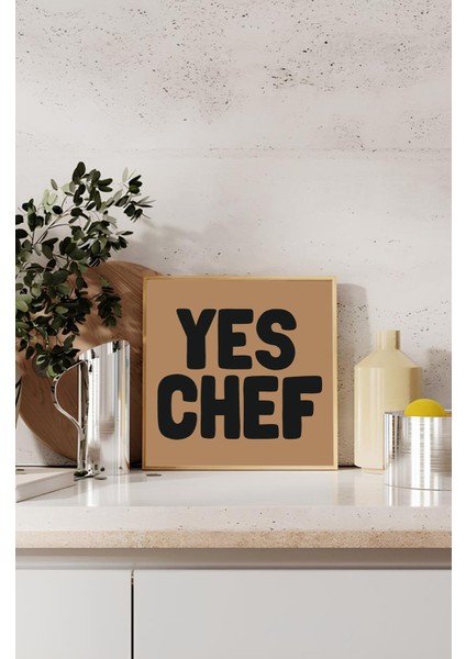 Ahşap Çerçeveli Mdf Kare Tek Tablo (Kendi Tablo Setinizi Oluşturacağınız Liste) MUTFAK03 23 x 23 Çerçeveli TX1095 indirimleri