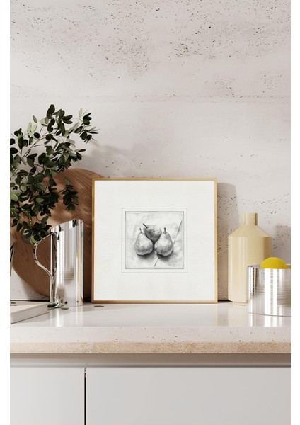 Ahşap Çerçeveli Mdf Kare Tek Tablo (Kendi Tablo Setinizi Oluşturacağınız Liste) MUTFAK03 23 x 23 Çerçeveli TX1098 indirimleri