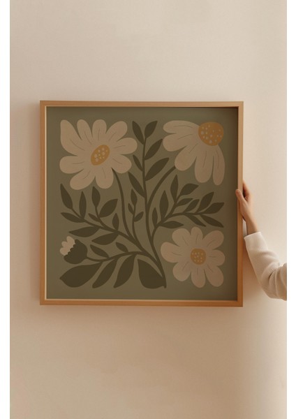 Ahşap Çerçeveli Mdf Kare Tek Tablo (Kendi Tablo Setinizi Oluşturacağınız Liste) TX1043 23 x 23 fırsatları